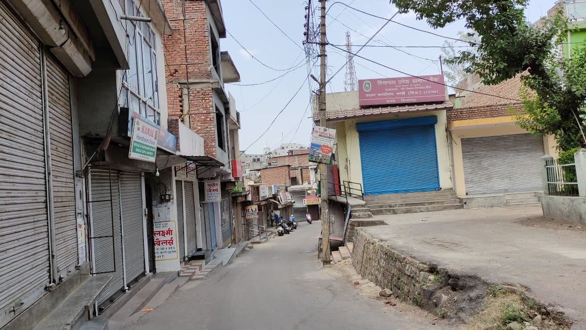 There was silence in the markets, only people seen at vegetable shops