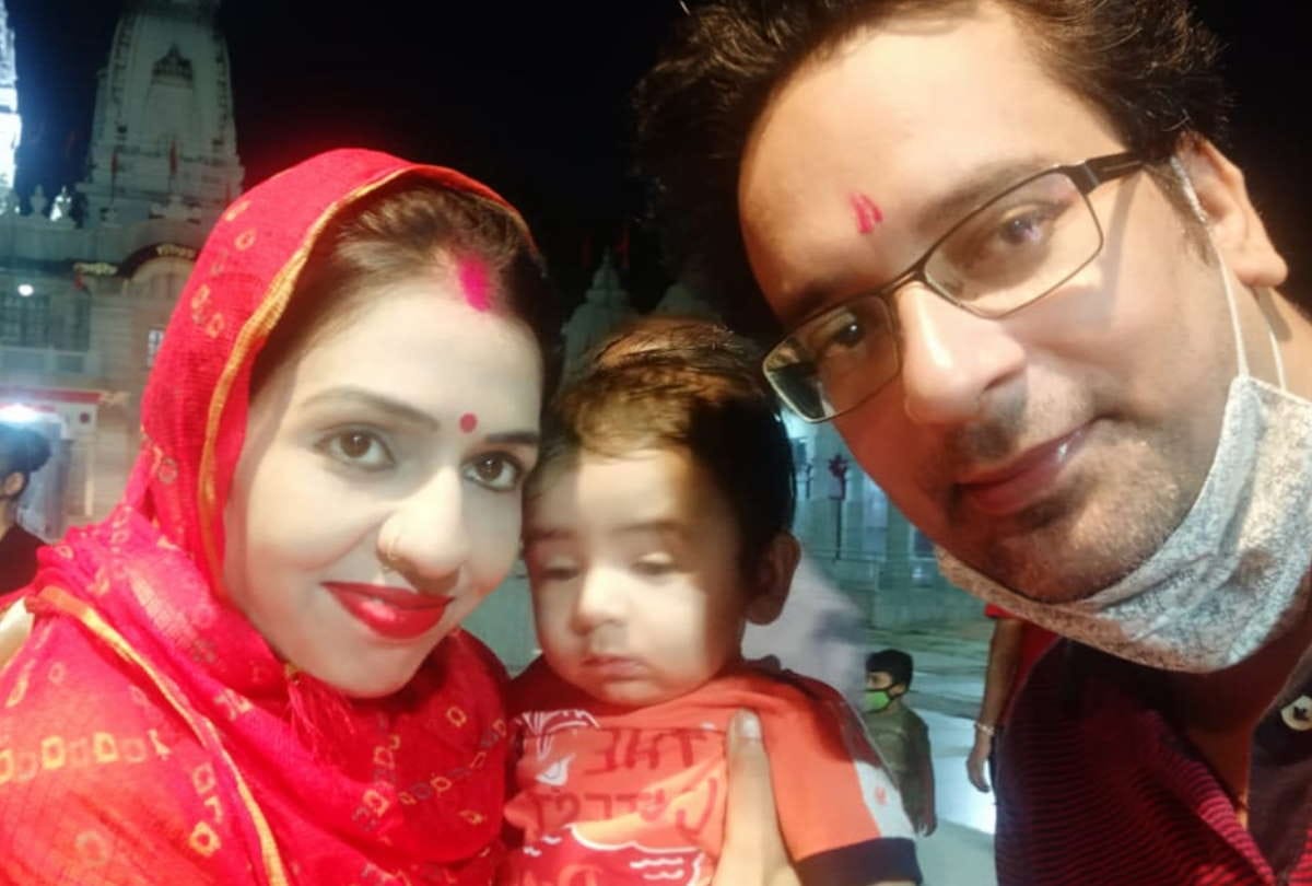 Father dies of corona on son first birthday in gorakhpur