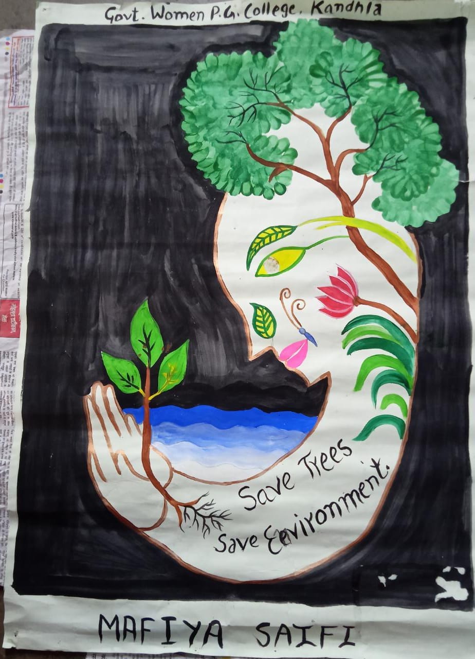 NSS student made aware by making poster