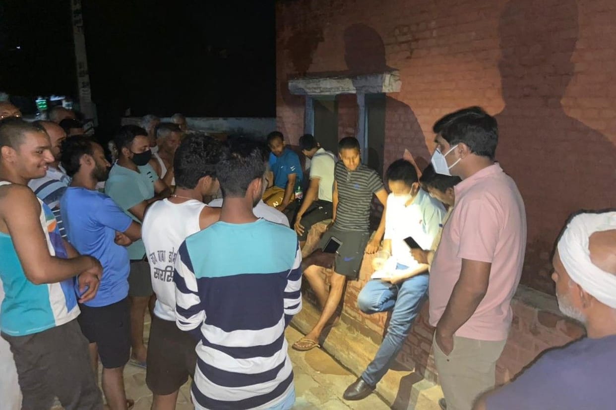 medicins burnt, health center, health department team inspection