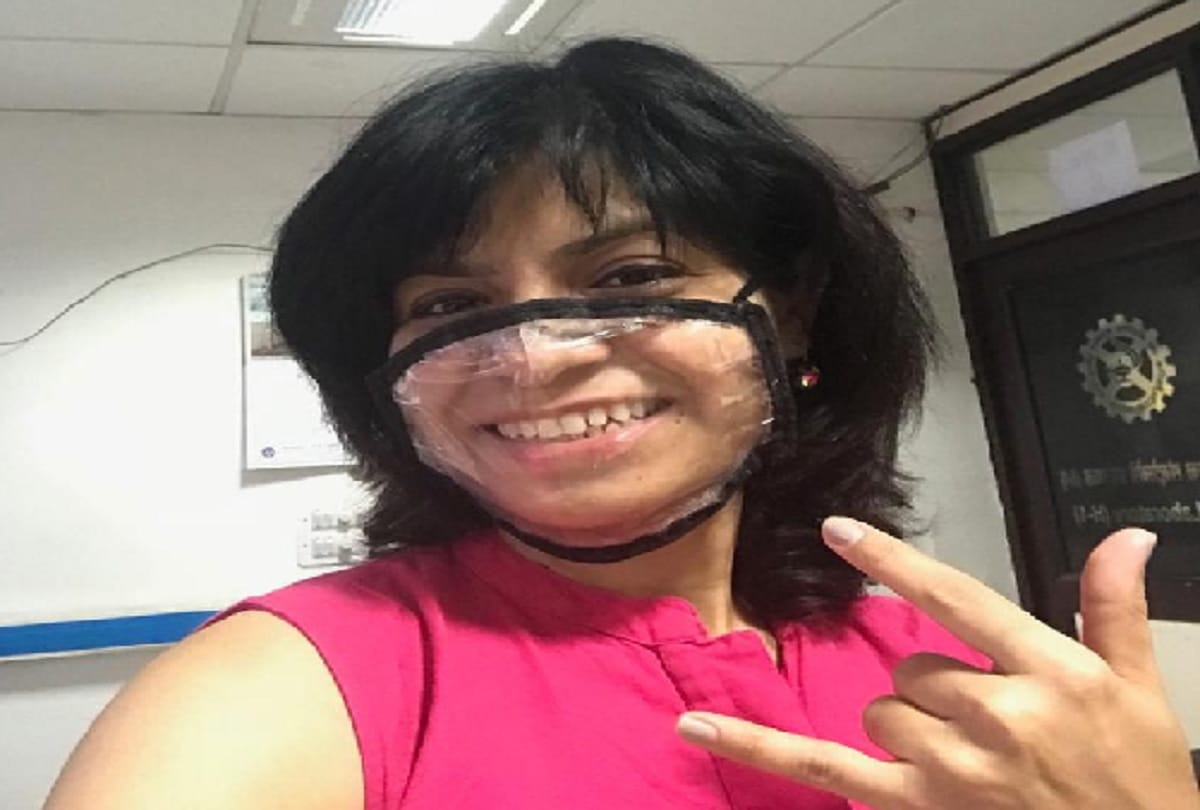 chandigarh news: Transparent mask trial successful