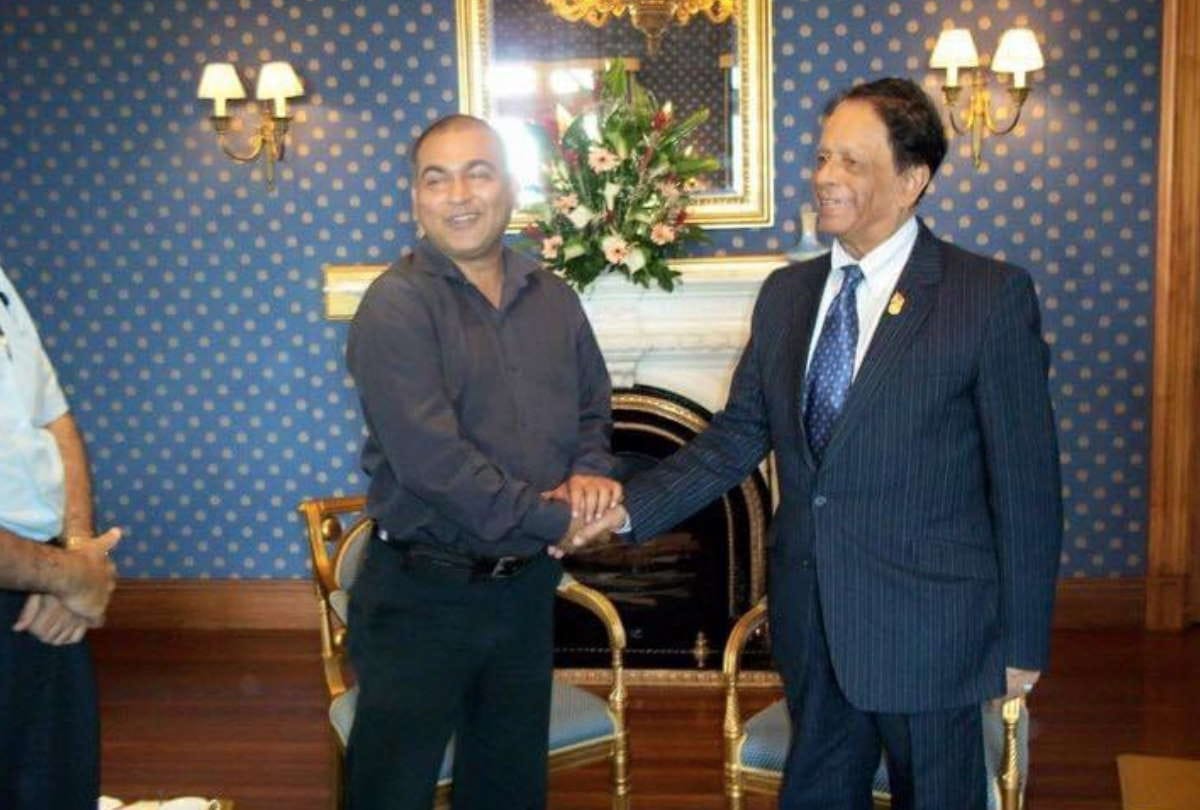 Dr. Ritesh Kumar of Gorakhpur expressed grief over death of former Mauritius President Anirudh Jugnauth