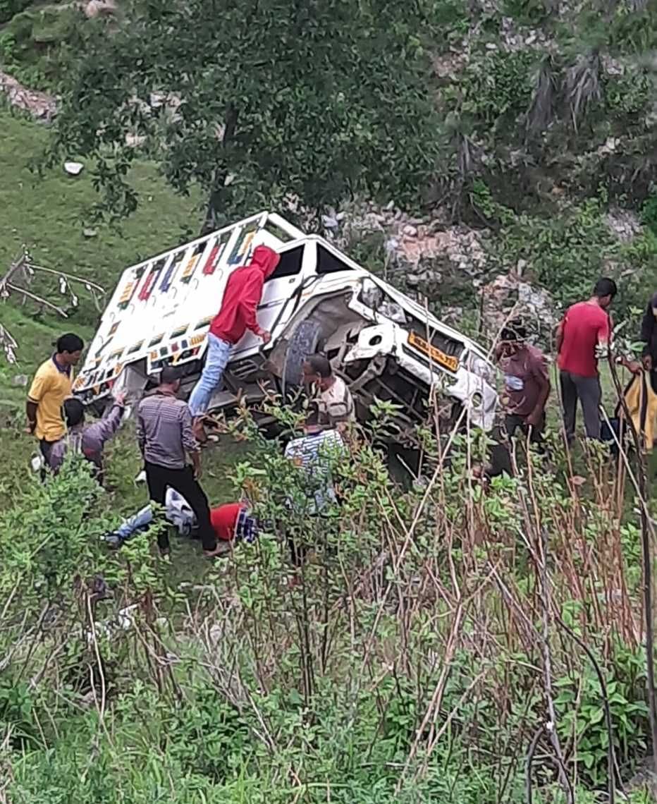 two injured in an accident