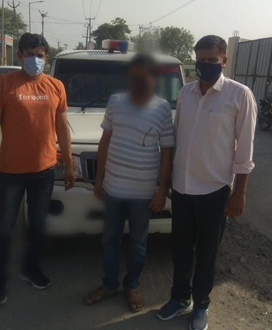 police busted electric wire