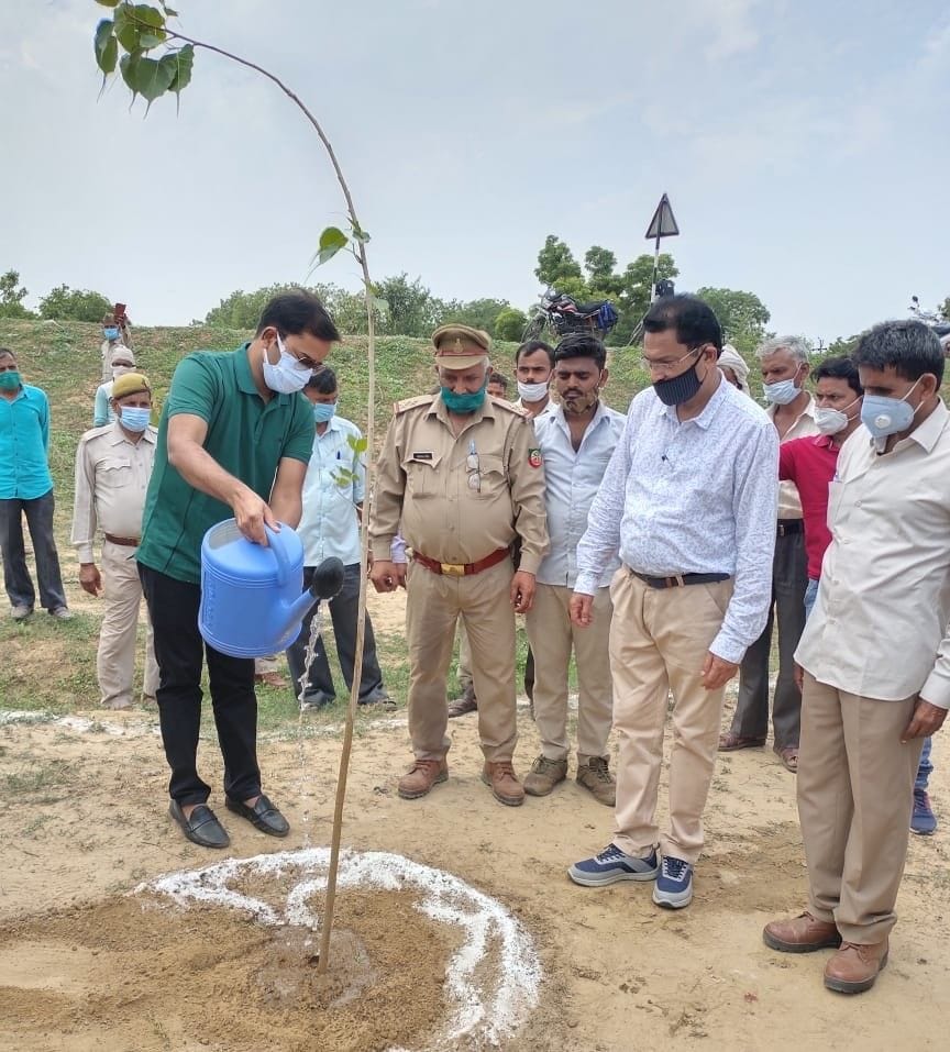 Hathras: Plant more and more plants for the purity of environment