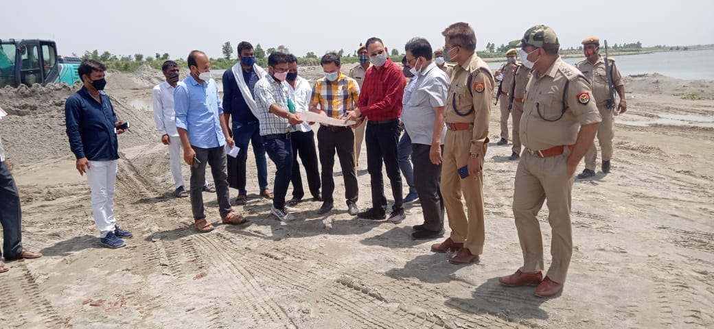 Officers reached the mining site, did the metering