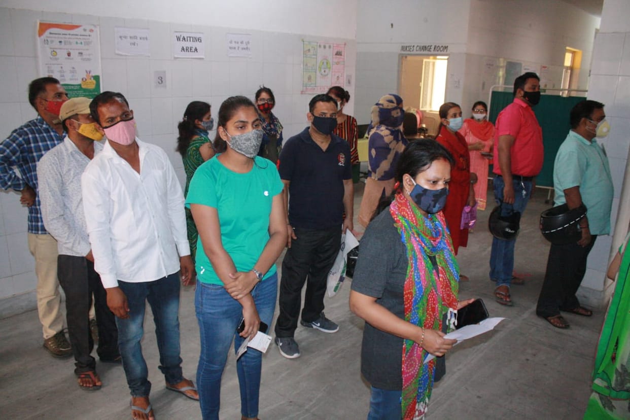 81391 people were vaccinated in 22 days from May 10 to 31 in the district