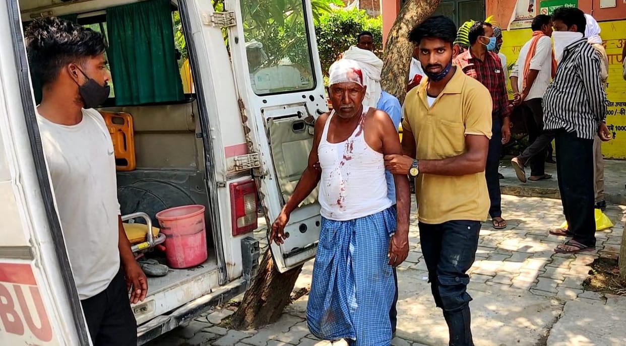 Sticks were used on the complaint of molestation, condition of two critical