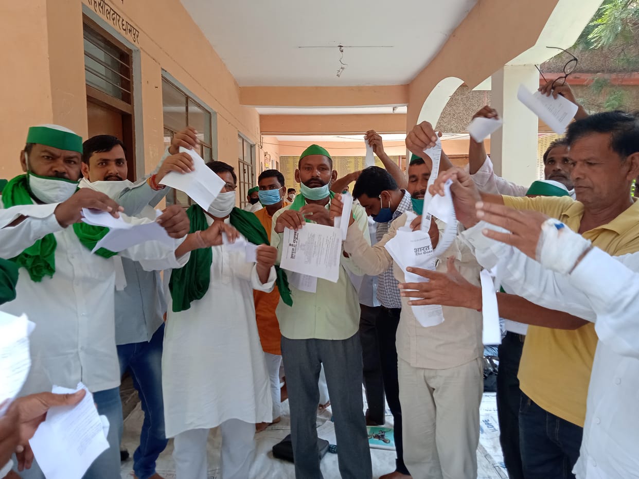 Farmers furious against agricultural laws