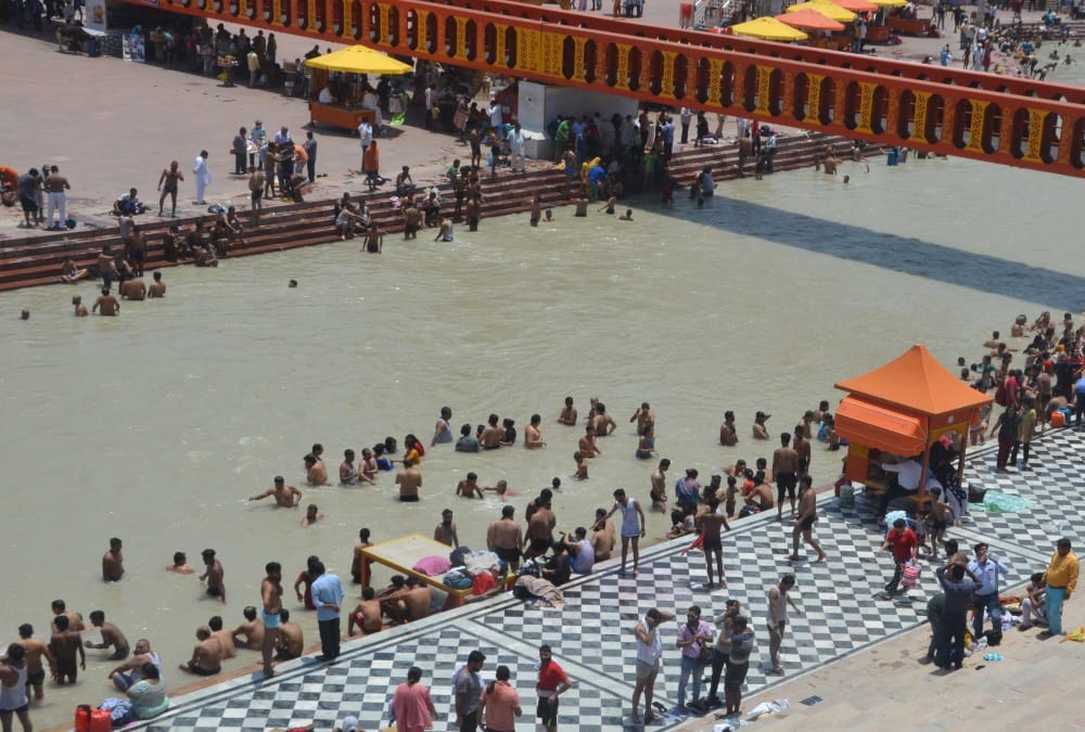 Haridwar News: water released in Ganganagar After 20 days on diwali 2022 night