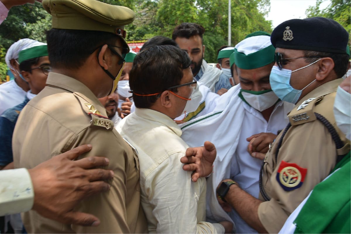 Muzaffarnagar News: BKU workers entangled with police