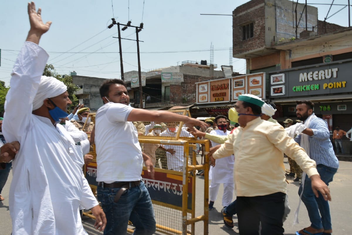 Muzaffarnagar News: BKU workers entangled with police