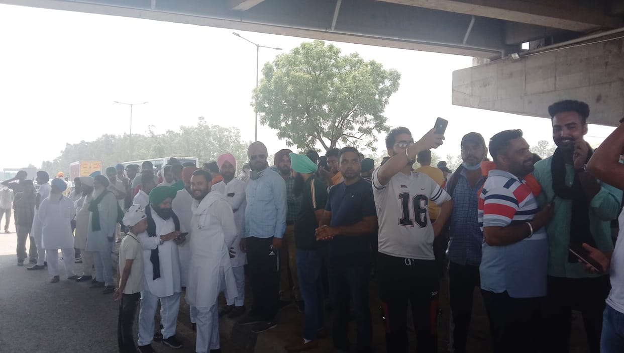 Farmer traveled to Delhi in more than a thousand vehicles, Ambala