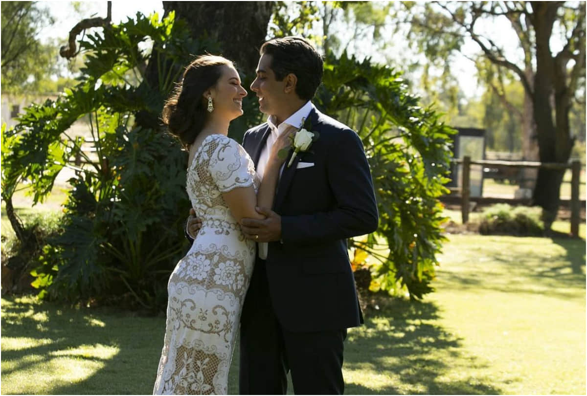 evelyn sharma became christian brides in intimate wedding ceremony with long time boyfriend tushaan bhindi
