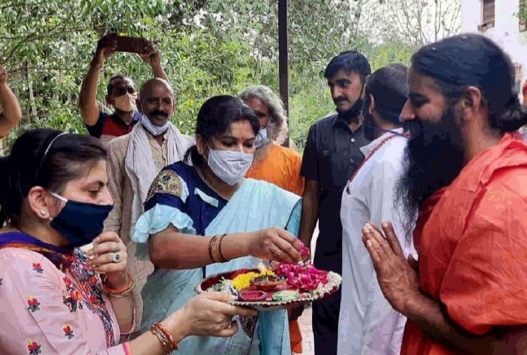 Baba Ramdev reached Bhiwani of Haryana