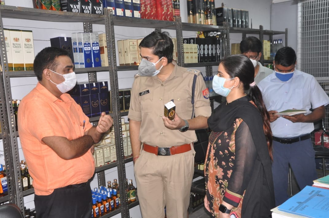 DM-SP inspected distillery and liquor shops