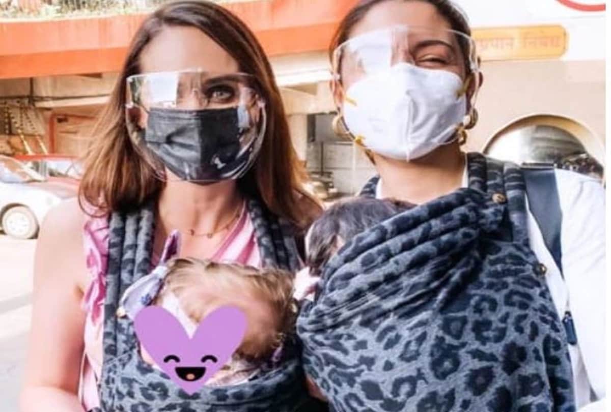 ab de villiers wife share anushka sharma and Vamika unseen photo goes viral on internet