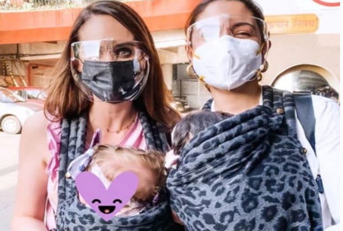 ab de villiers wife share anushka sharma and Vamika unseen photo goes viral on internet