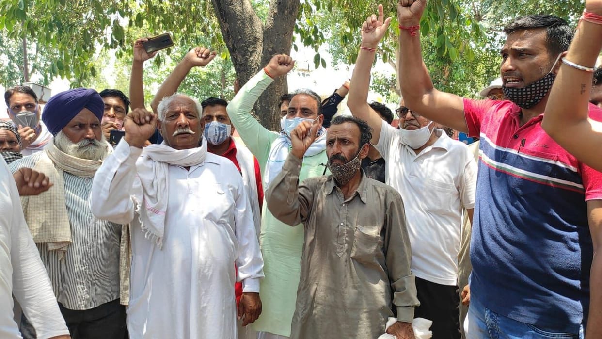 Ruckus in the police station against the police in Ambala