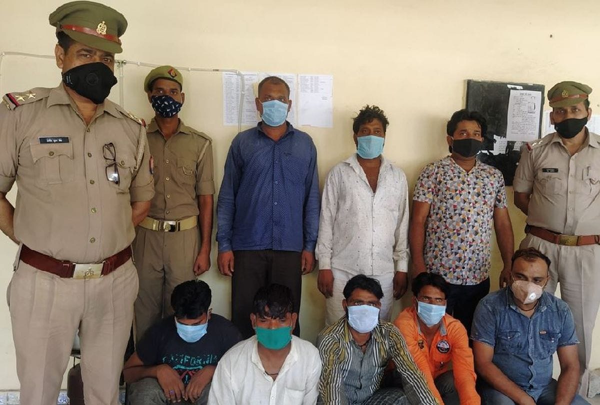 Up Police Encounter With Cow Smugglers Eight Arrests