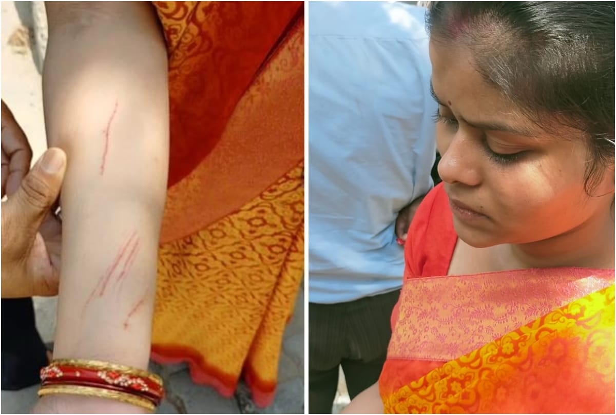 husband beaten wife for car in agra