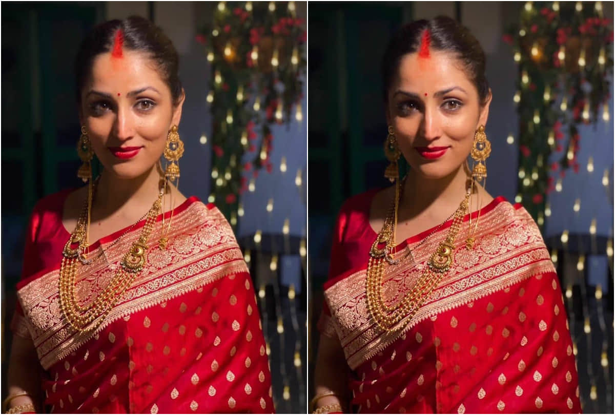 yami gautams after wedding lovely look in hindi