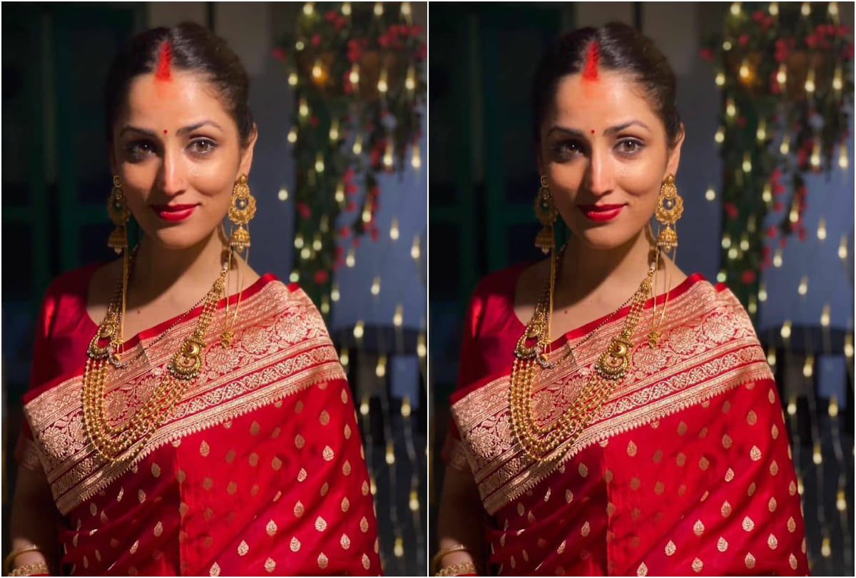yami gautams after wedding lovely look in hindi