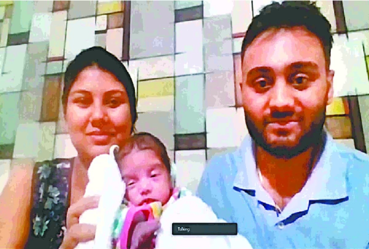 Newborn Veera recovered after beating severe infection