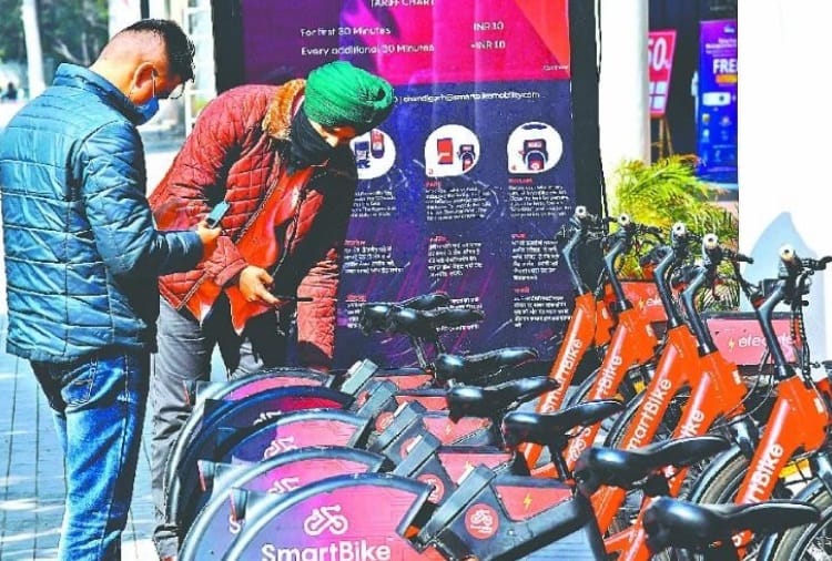 Anyone can ride cycle for free in chandigarh for one hour