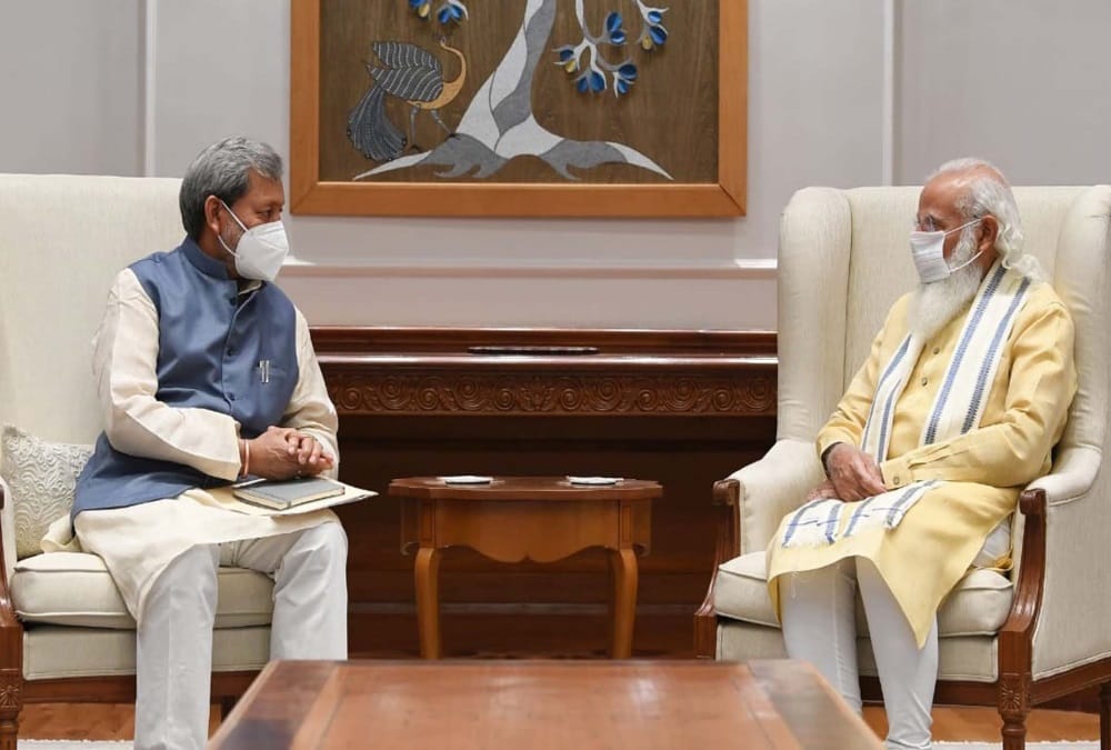 Uttarakhand News: CM Tirath Singh rawat Meet PM Narendra Modi in delhi