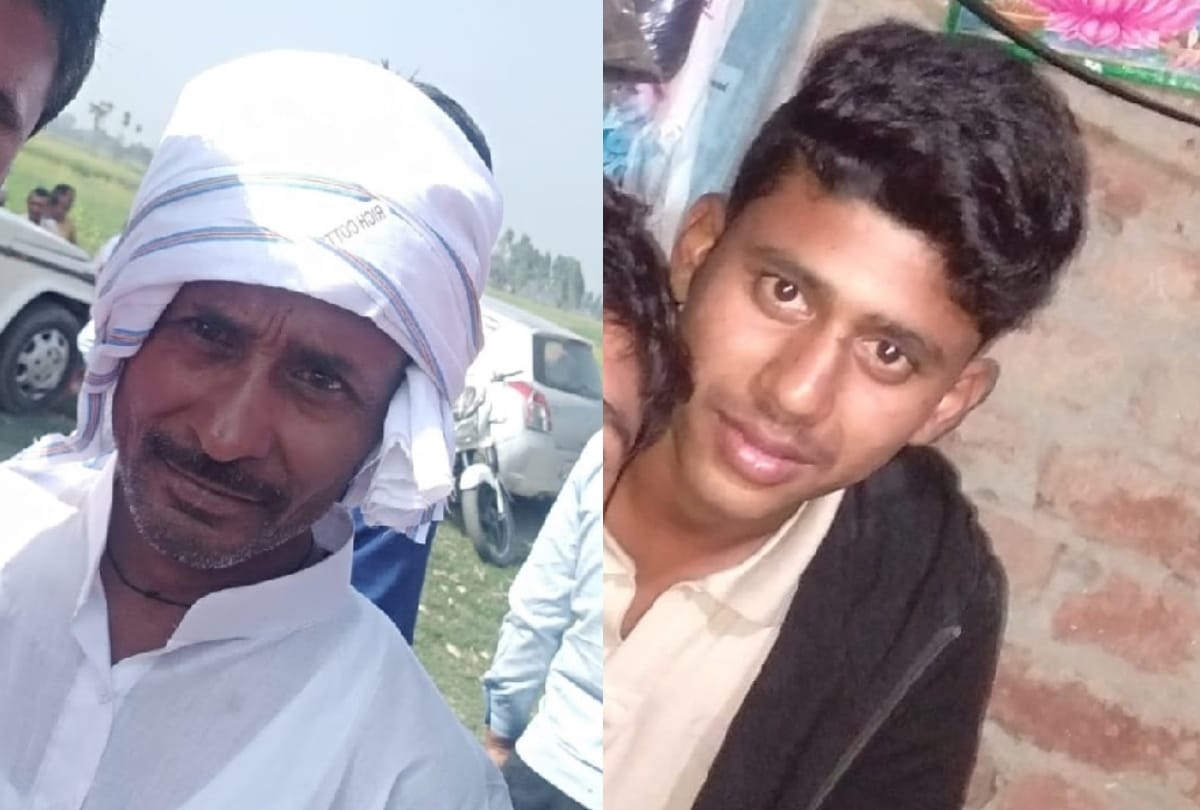 father found dead and son killed in road accident in gorakhpur