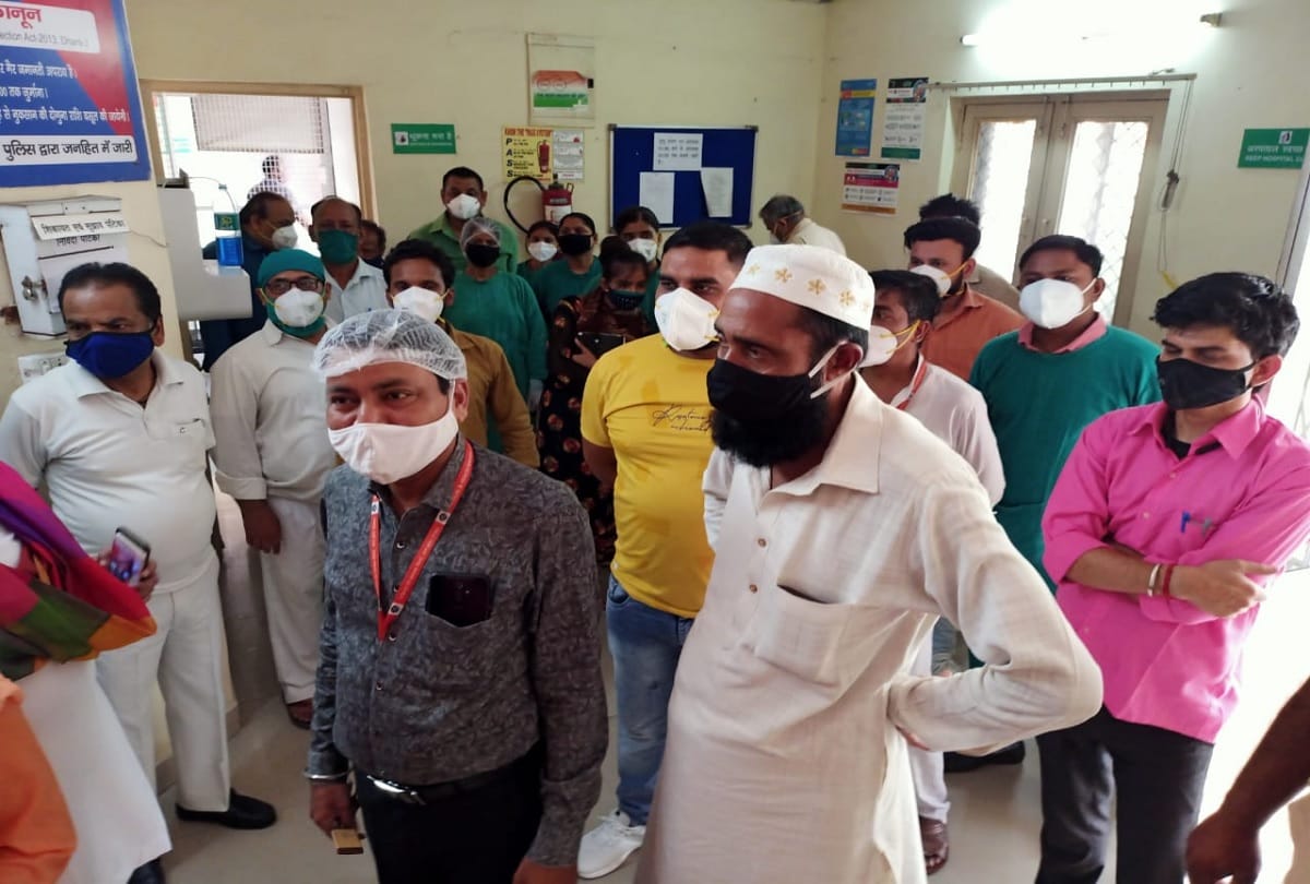 Staffs of MMG District hospital closes OPD and goes on strike after some people assault them