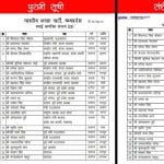 भाजपा कार्यसमिति सदस्यों की दोनों सूची