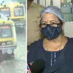 मुंबई : मीडिया कर्मियों से बात करतीं मेयर किशोरी पेडनेकर।