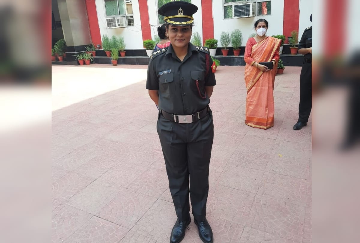 Aspa Maurya took over rank of Army Medical Corps Medical Officer Captain