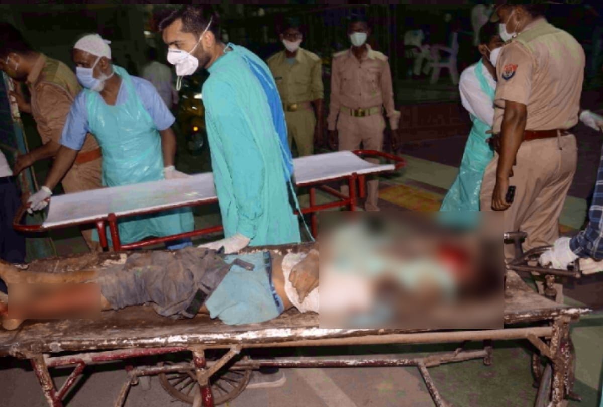kanpur sachendi highway bus accident one family three sibling brothers died