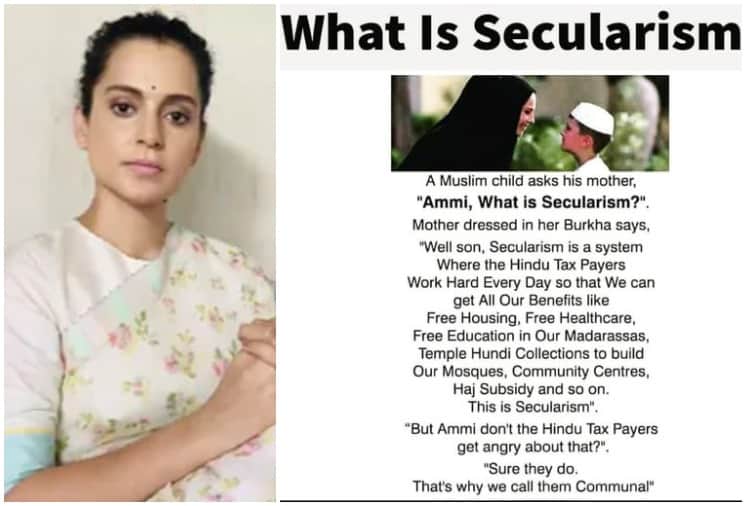 Kangana Ranaut Speaks Up About Secularism, See Recent Facebook Post