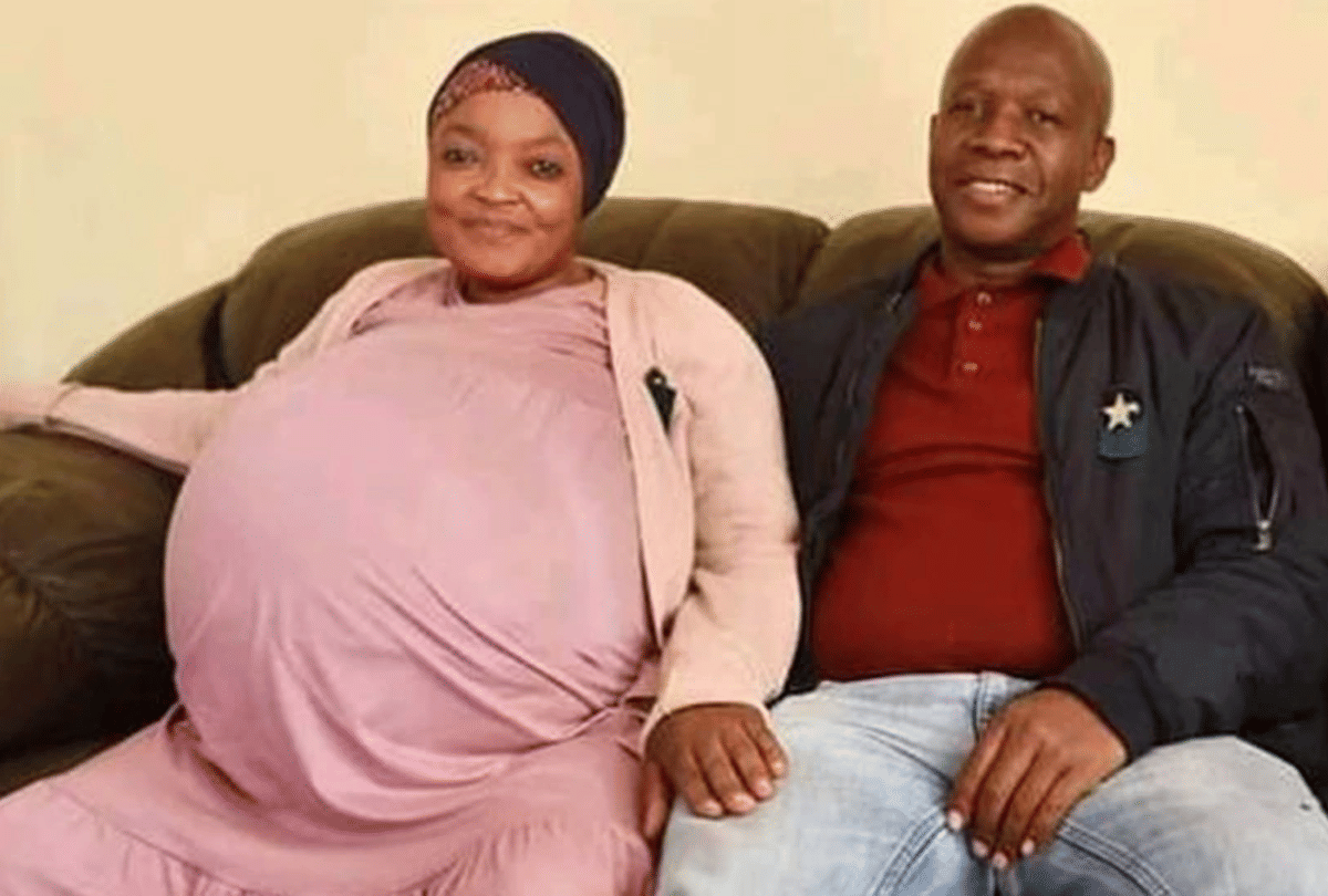 south african woman given birth to 10 babies from a single pregnancy