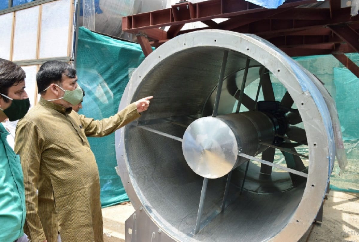 Central Pollution Control Board inaugurated 25 meter high smog tower in Anand Vihar