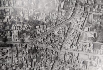 story of illegal constructions in Varanasi is recorded in the aerial maps  survey records of 22 years ago are buried in files