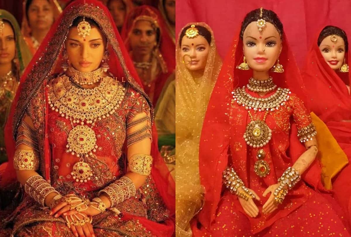 Artist Made Beautiful Dolls Inspired From Rubina Dilaik Nora Fatehi Madhuri Dixit Aishwarya Rai Looks