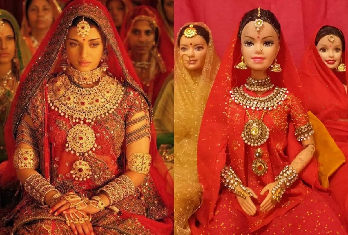 Artist Made Beautiful Dolls Inspired From Rubina Dilaik Nora Fatehi Madhuri Dixit Aishwarya Rai Looks