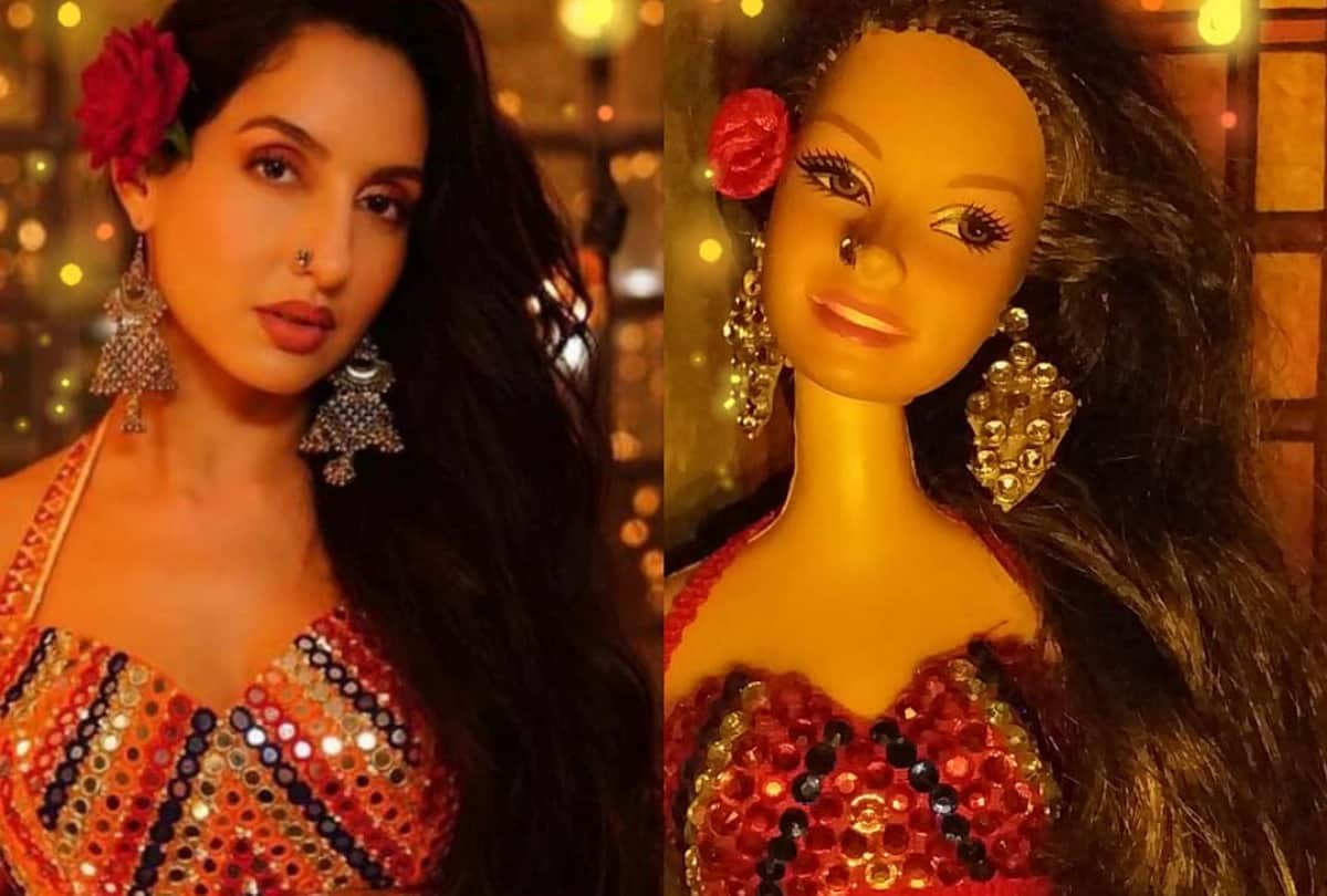 Artist Made Beautiful Dolls Inspired From Rubina Dilaik Nora Fatehi Madhuri Dixit Aishwarya Rai Looks