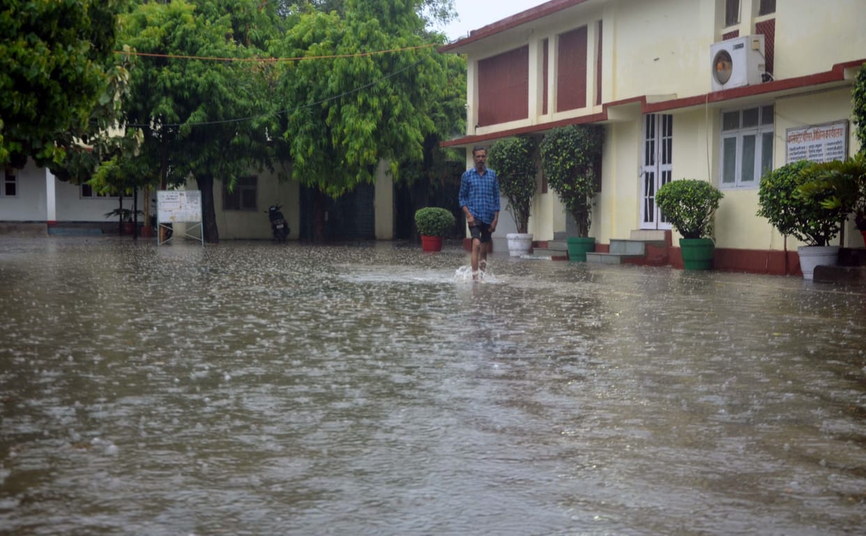 Wall collapsed due to storm water, two died