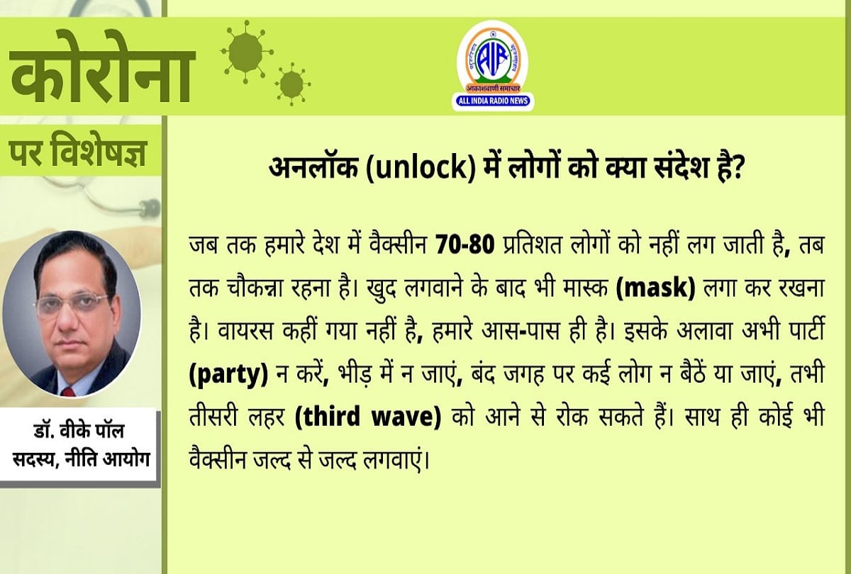 Coronavirus in India latest update covid 19 unlock vaccine coronavirus question answer