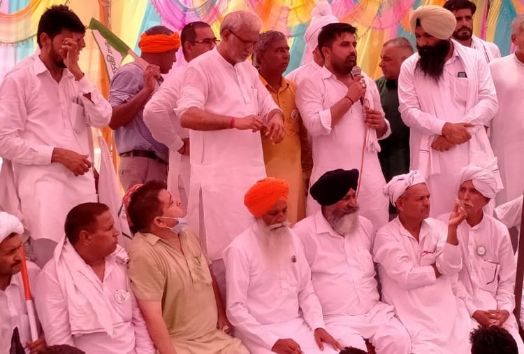 More Than five thousand farmers went Delhi from Panipat to participate in Kisan Andolan 
