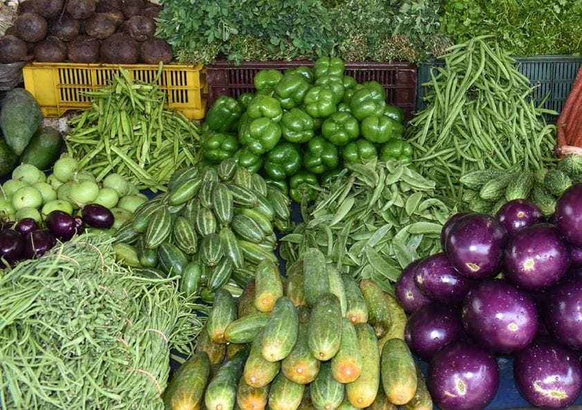 vegetables rates down