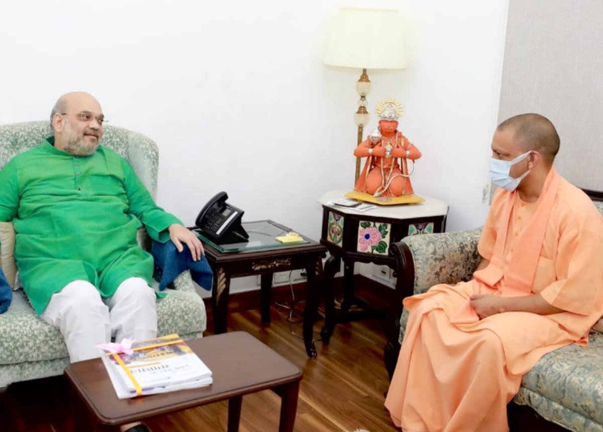 Chief Minister Yogi met Home Minister Amit Shah in Delhi, expressed gratitude