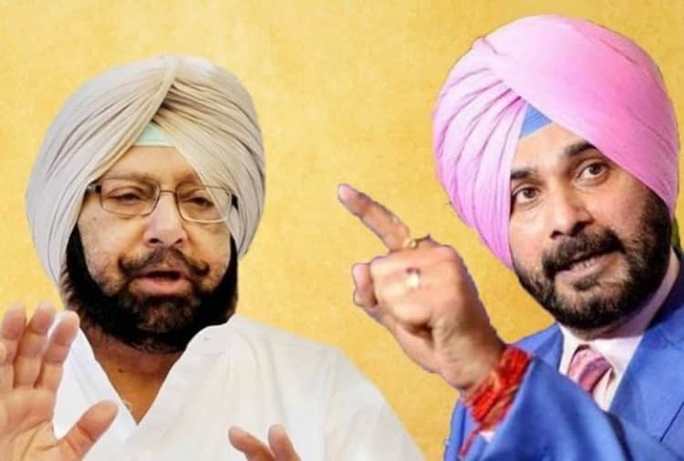 Poster war start between Capt Amarinder Singh and Navjot Singh Sidhu