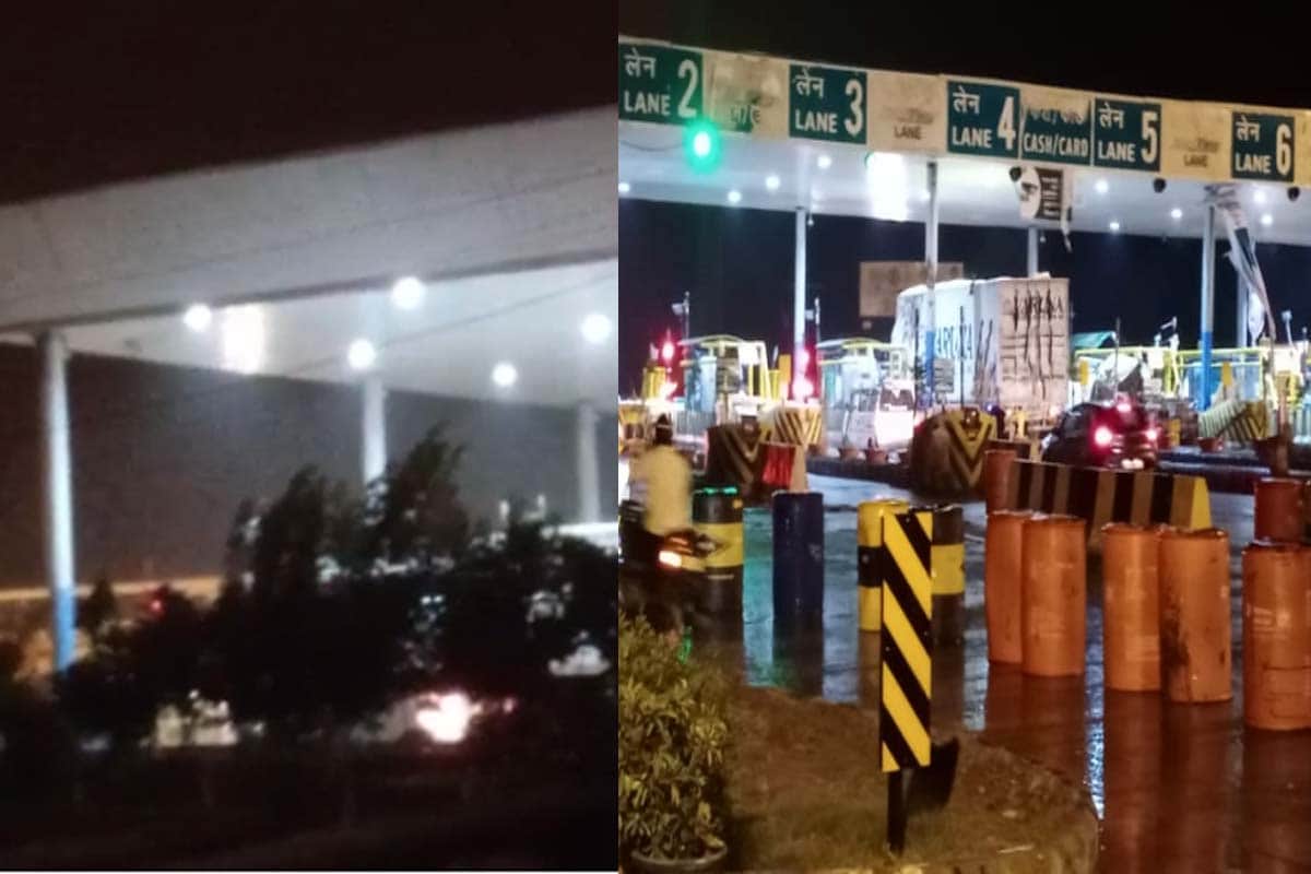 weather update: Rain with strong winds in western UP, city roads flooded
